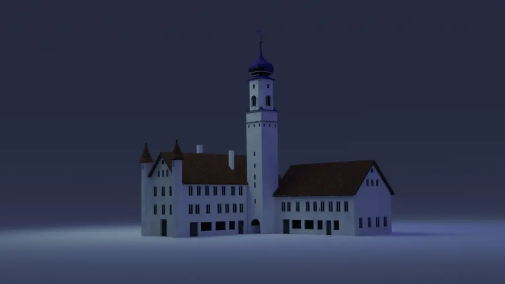 Historic Blaserturm tower recreated as an immersive 3D experience showcasing medieval architecture.