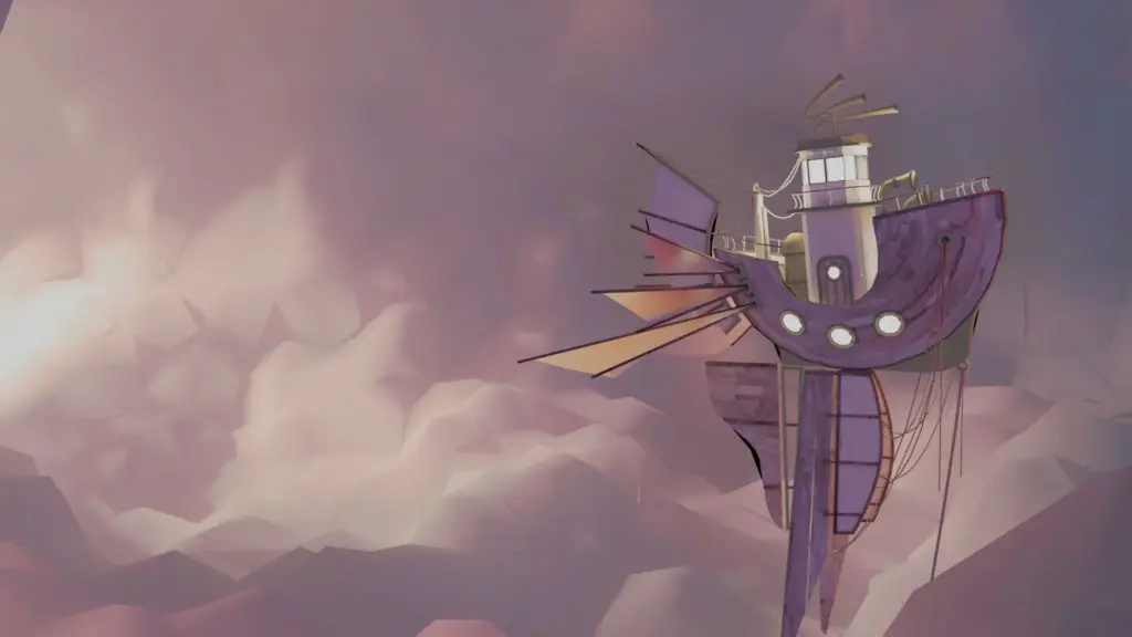 Stylized phoenix emerging from fire in an immersive 3D scene symbolizing resilience and renewal.