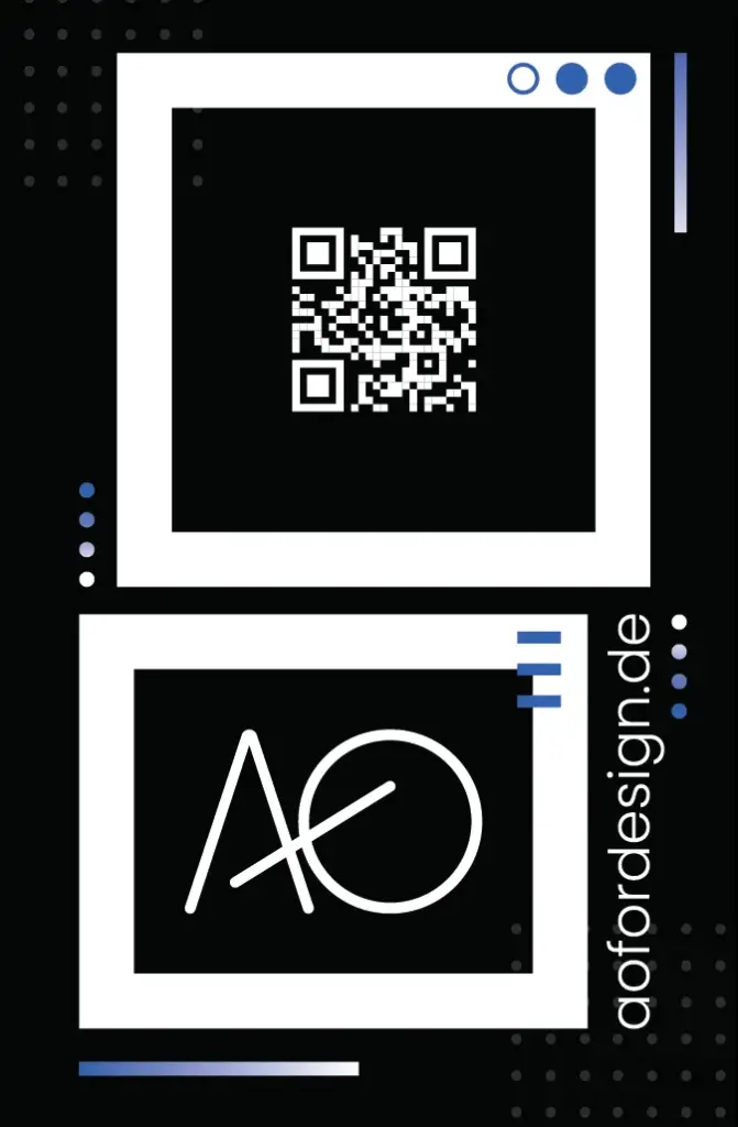 AR business card experience combining real-world design with immersive digital information.